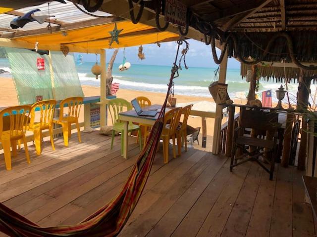 Beach Shack Chalet - Garden View Aframe Big Unit Kampong Juara Екстер'єр фото